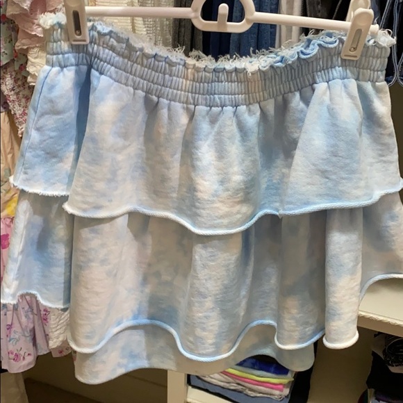 LoveShackFancy Dresses & Skirts - loveshackfancy tie dye ruffle skirt